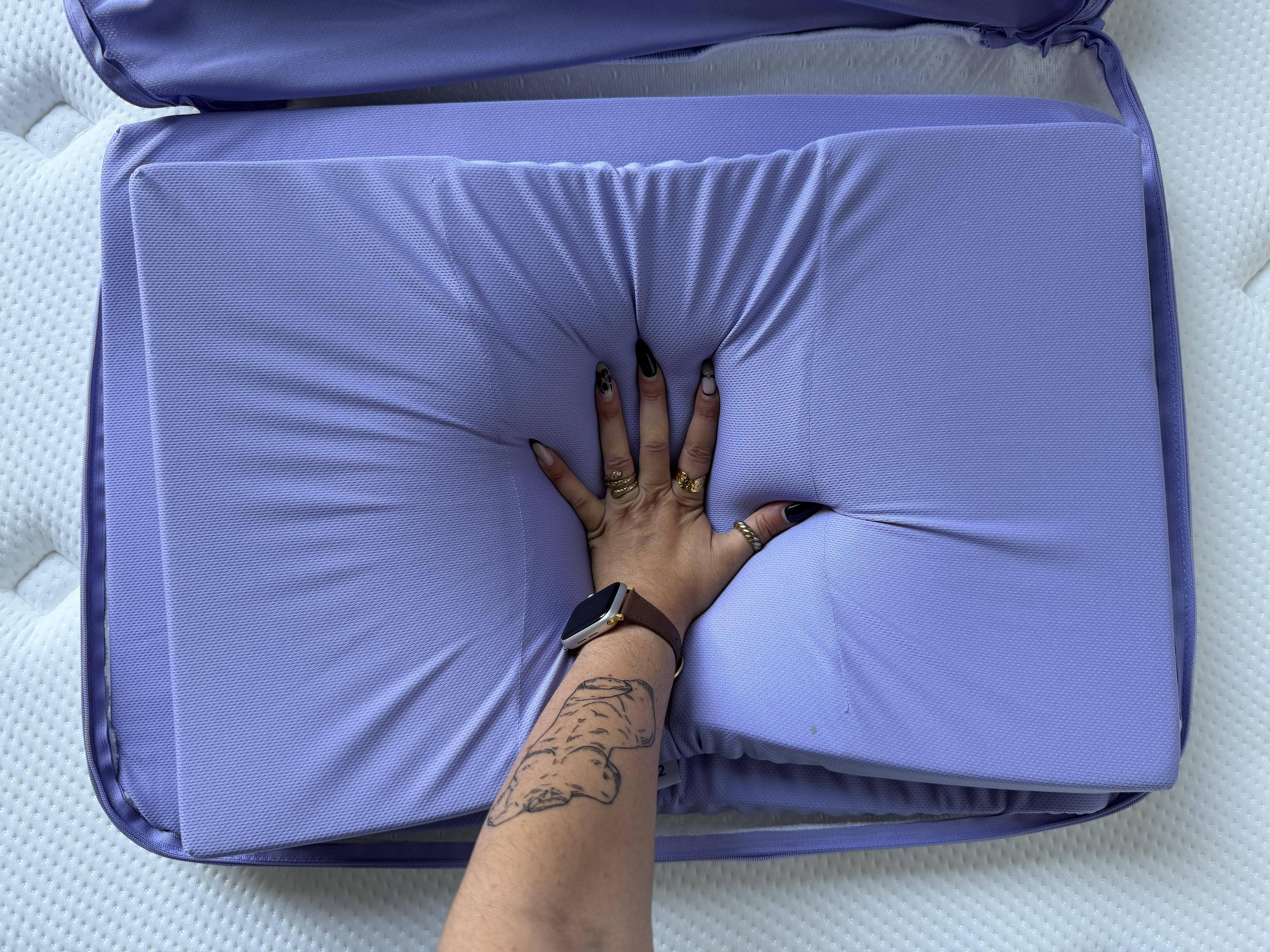 Schlaftipp-Symbole auf der Innenseite der Box: eine nette Idee! Foto: © Sleep Hero